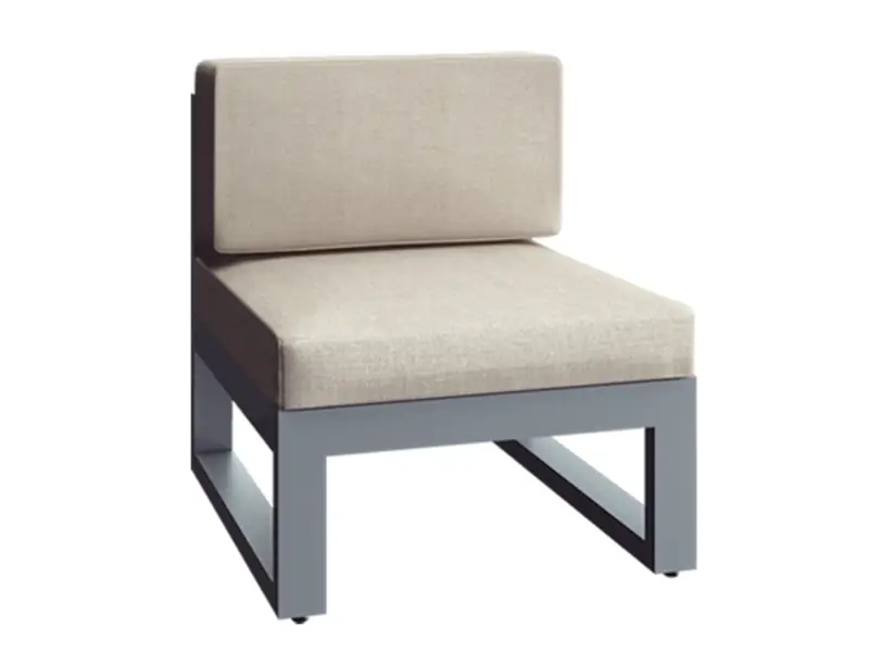 Sillón ATENEA individual de 80 cm de profundidad sin apoya brazos Sillón ATENEA individual de 80 cm de profundidad sin apoya brazos