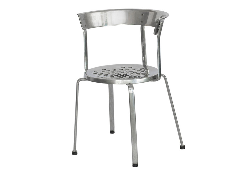 Silla AJAX de aluminio pulido