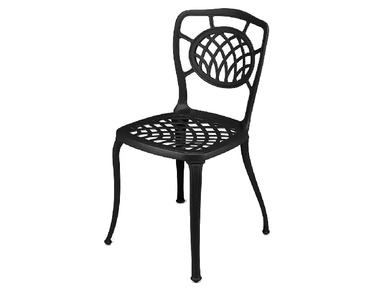 Silla AGADIR de fundición de aluminio.
