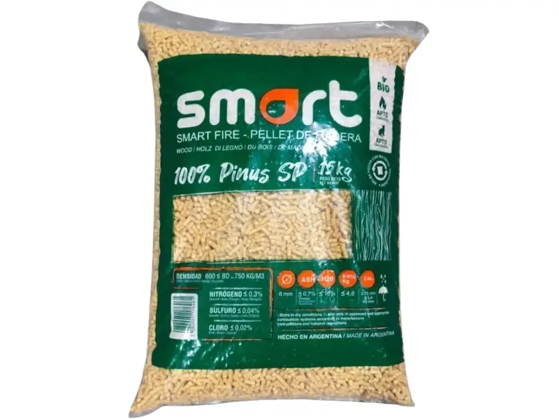 Bolsa de pellet de aserrín de 15 kg - marca Öfen