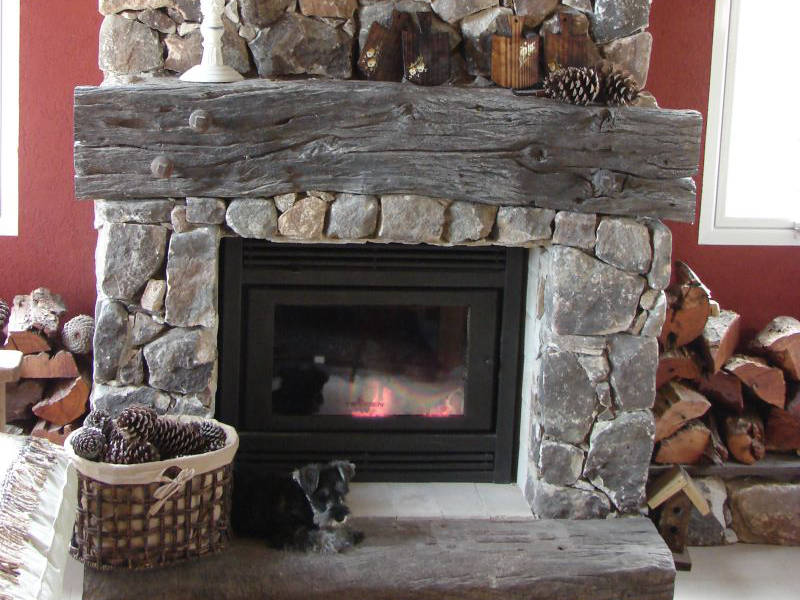 Hogar empotrado en chimenea existente - TROMEN