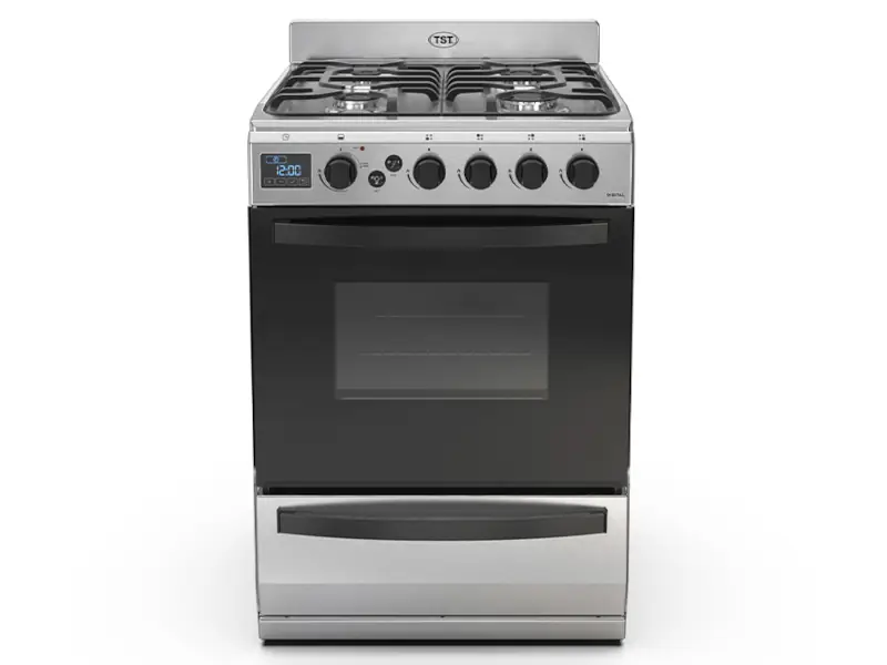 Cocina línea hogar STILE 57 con vidrio espejado