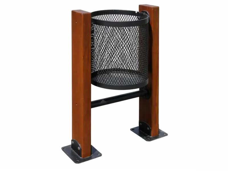 Cesto Estilo Patagónico doble pata de madera