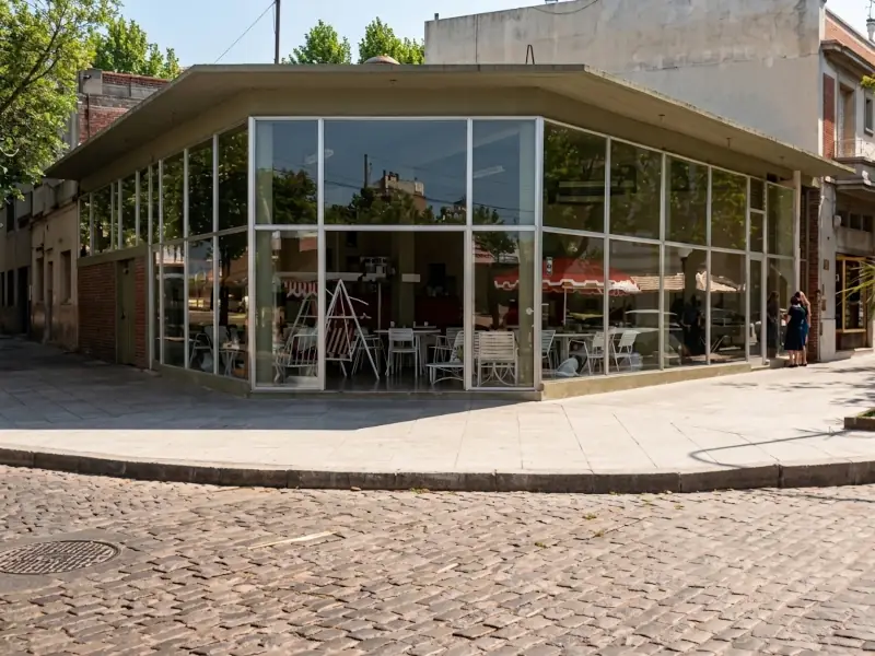 Frente del salón de ventas - Año 1982