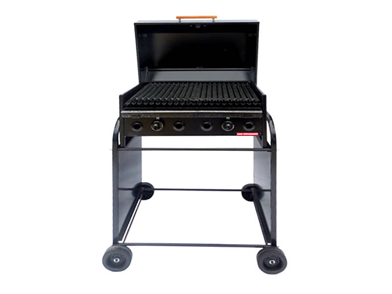 Parrilla Rodante a Gas de 70 cm de ancho con Tapa Parrilla Rodante a Gas de 70 cm de ancho con Tapa