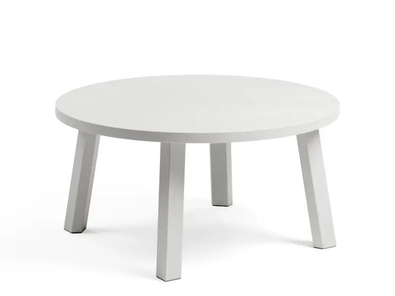 Mesa Maximo redonda de 60cm de Nardi color Gesso