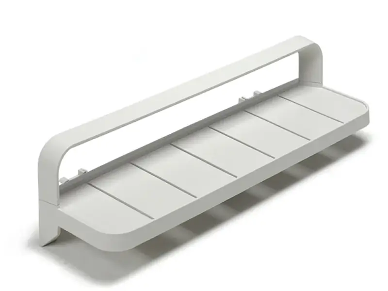 Mesa Maximo redonda de 33cm de Nardi color Gesso