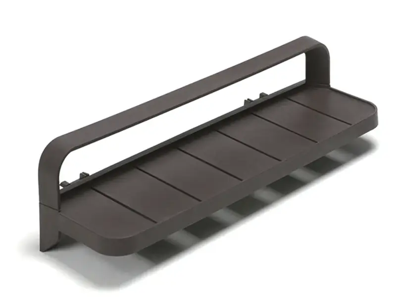 Mesa Maximo redonda de 33cm de Nardi color Terra