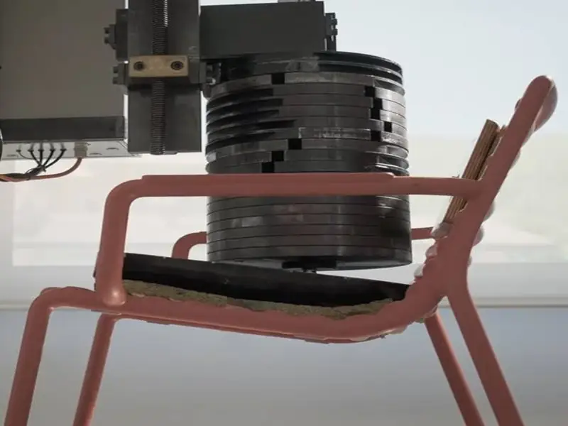 Control de calidad y resistencia en sillones