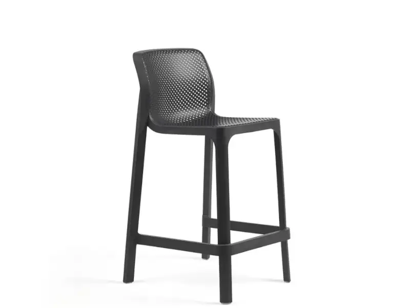 Banqueta / Taburete Net Stool Mini de Nardi color Antracita