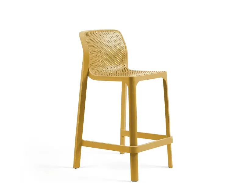 Banqueta / Taburete Net Stool Mini de Nardi color Senape