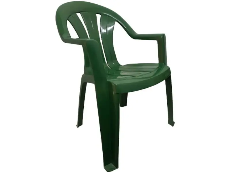 Sillón ancho apilable reforzado con apoya brazos