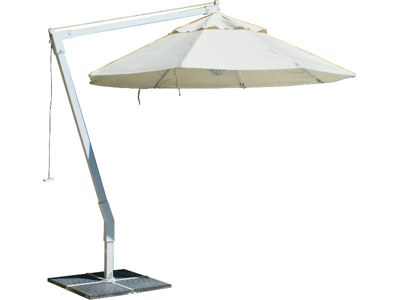 Parasol con soporte lateral reforzado de 3 m. de diámetro
