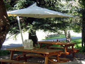 Sombrilla 3x3 lateral - Gracias SAN HUBERTO LODGE - Junin de los Andes