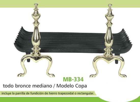 Morillo de Bronce Mediano - Modelo COPA