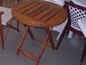 Mesa ECO plegable redonda