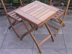 Mesa plegable de 75 cm en incienso