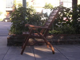Sillón 5 pos - medio reclinado